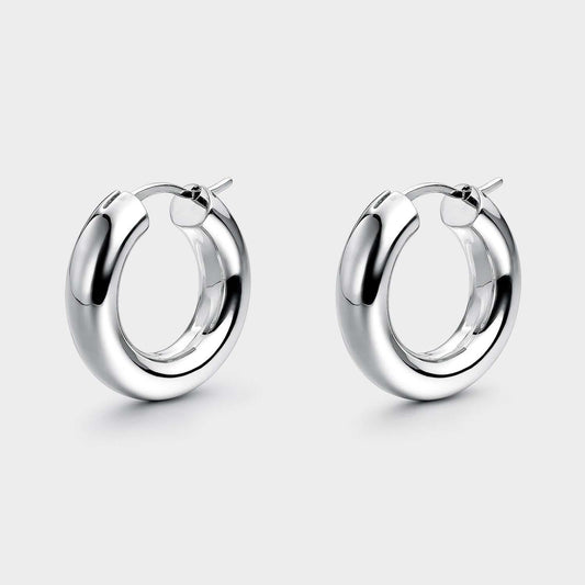 Aros bold plata 6x20mm