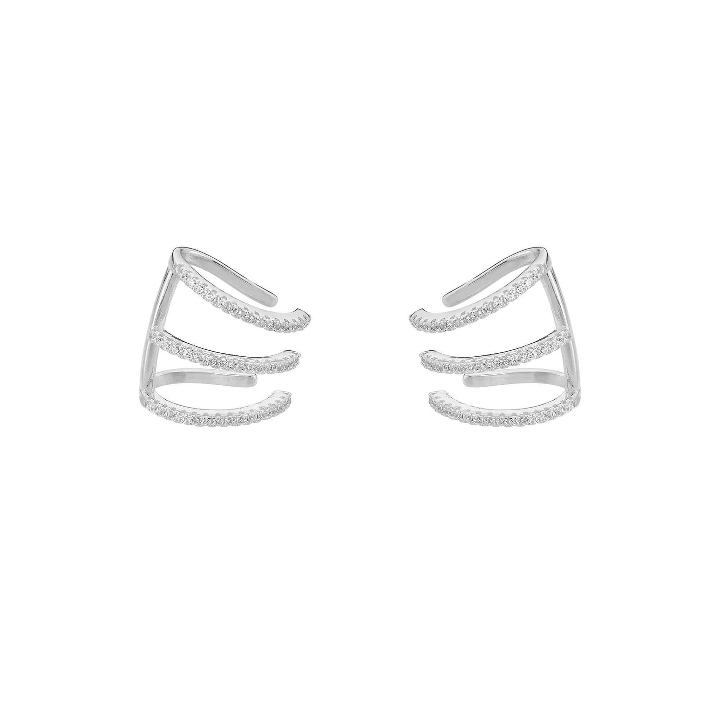 Earcuffs Garra Plata