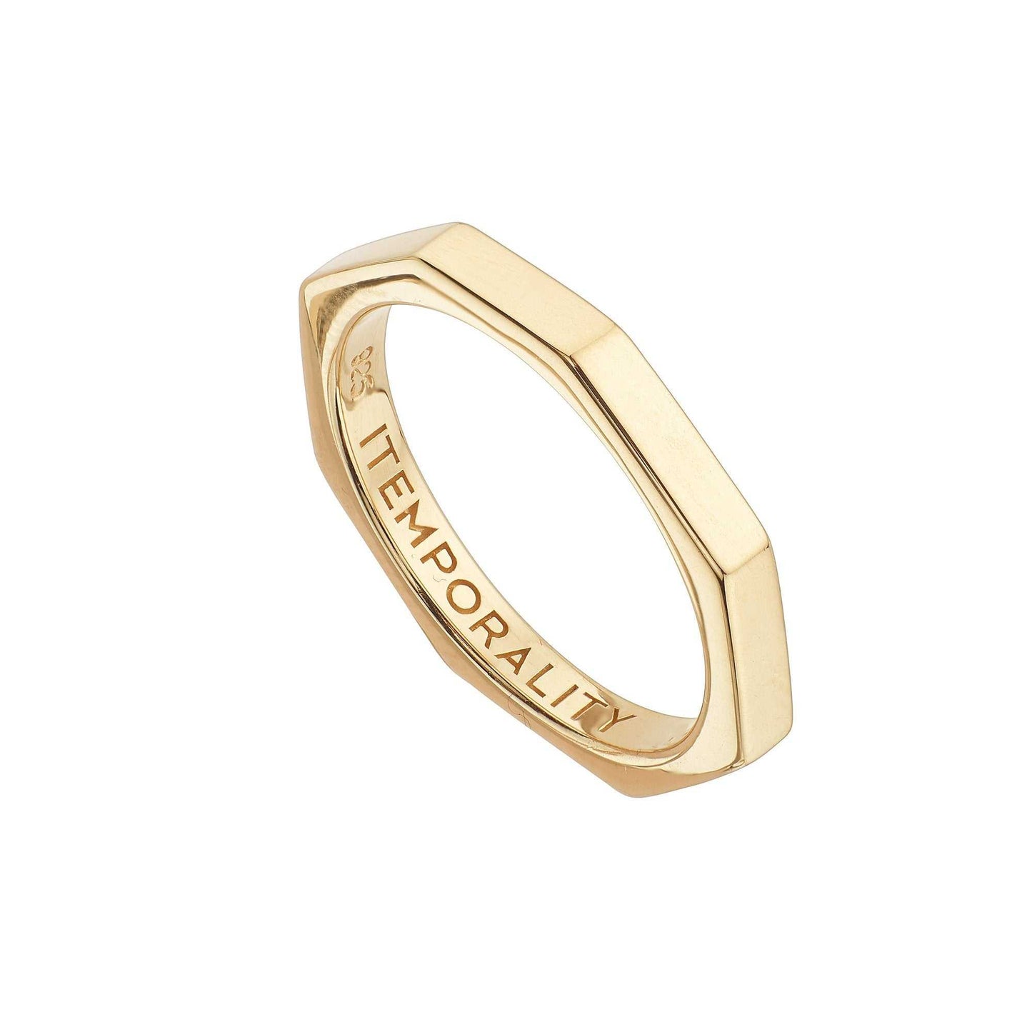 Anillo Screw Bañado en Oro