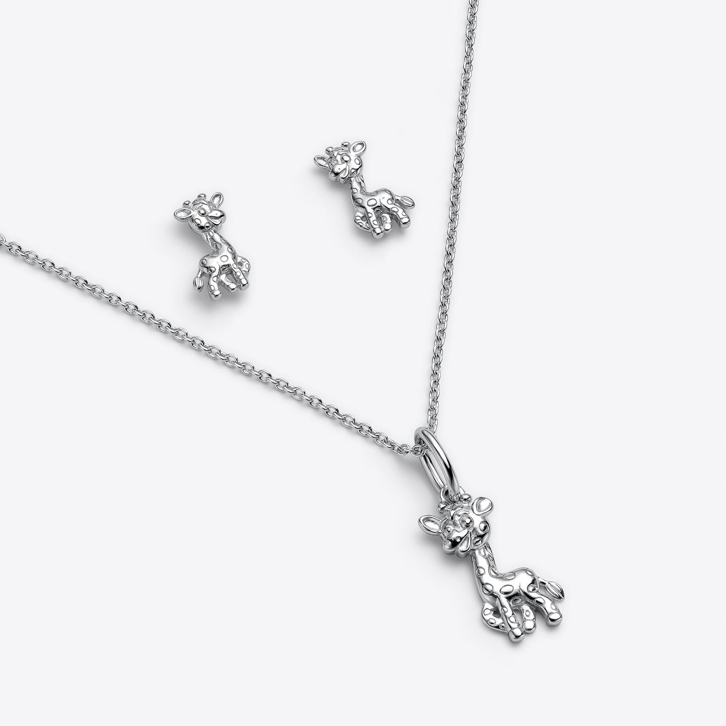 Collar KIDS de plata jirafa