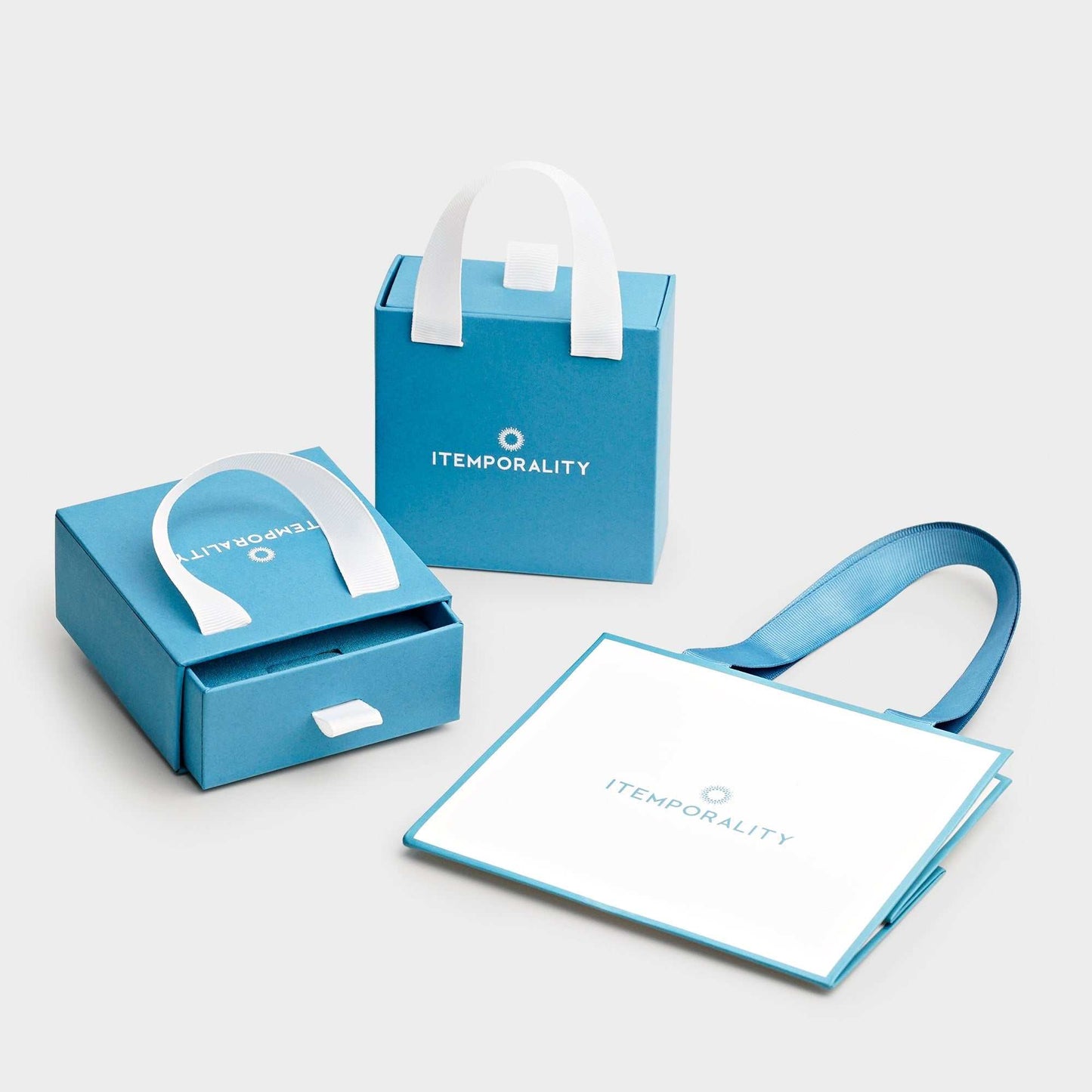 Set regalo círculo 3D de plata con baño de Oro y circonitas