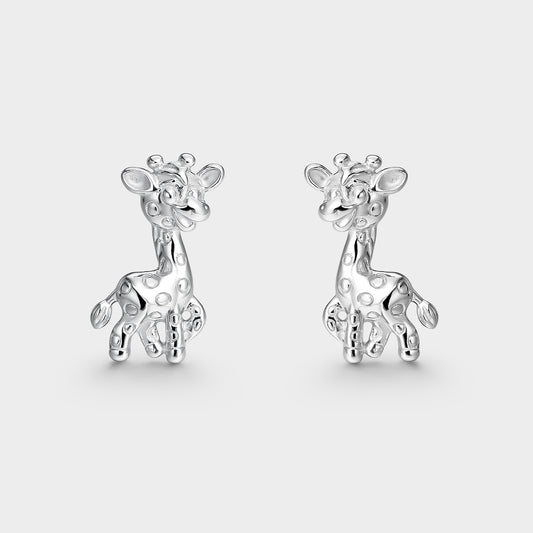 Pendientes KIDS de plata jirafa