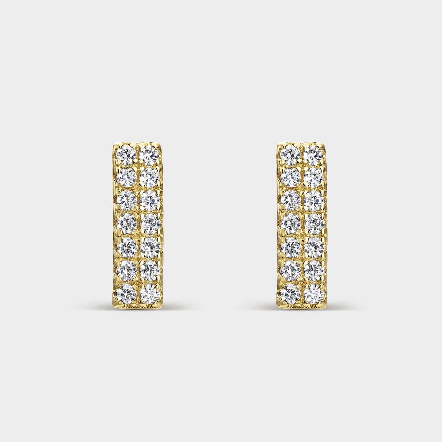 Cubic Zirconia Amazon Women's Gold Earrings Silver Gold