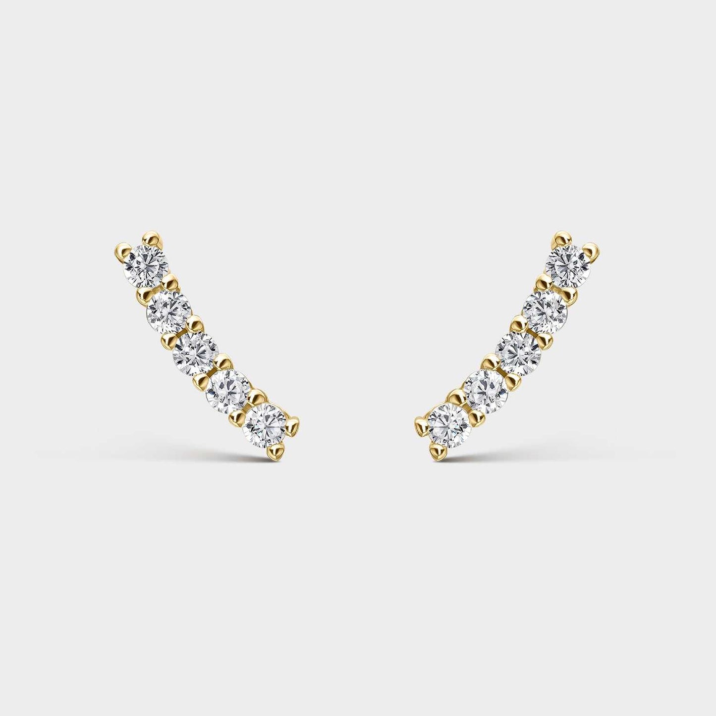 Pendientes Plata bañados en Oro