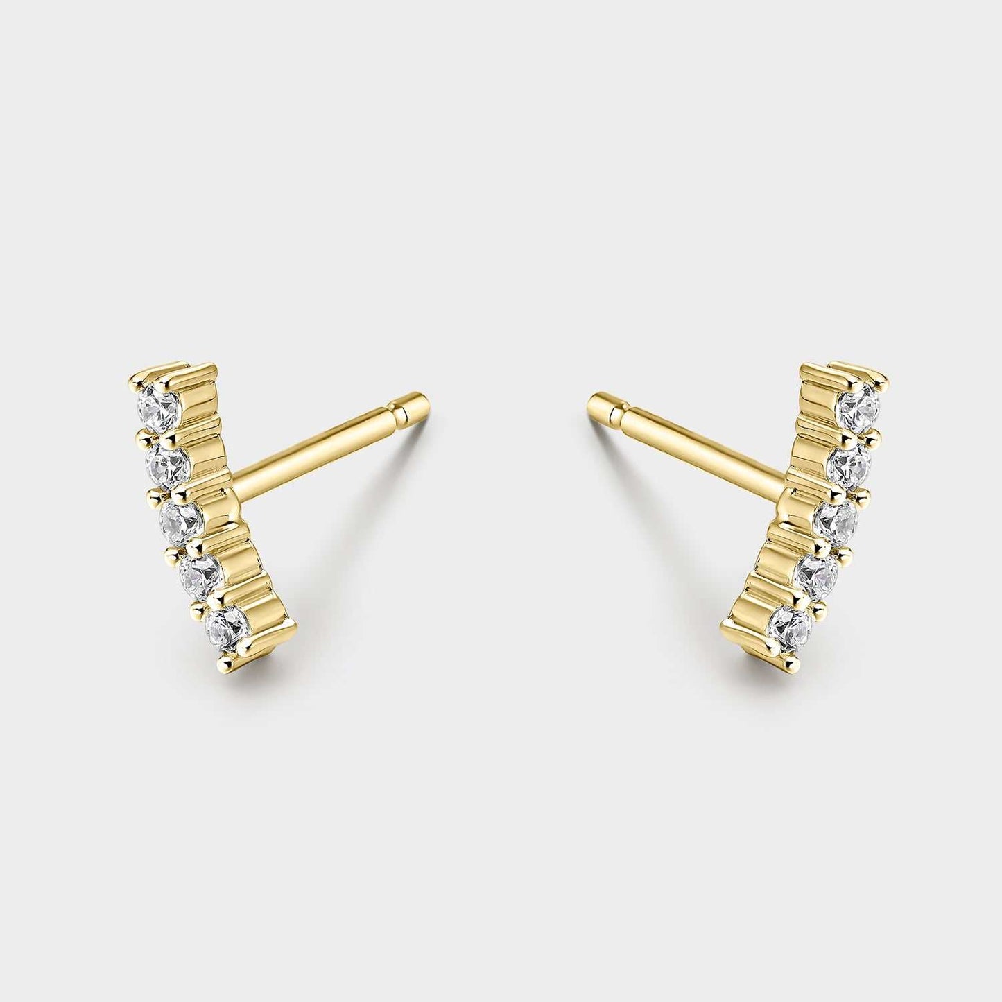 Pendientes Plata bañados en Oro