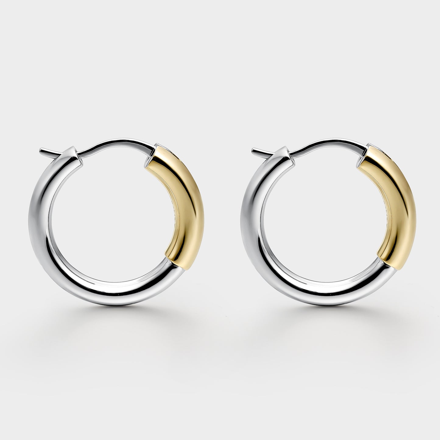 Aros bicolor superior dorado 20mm