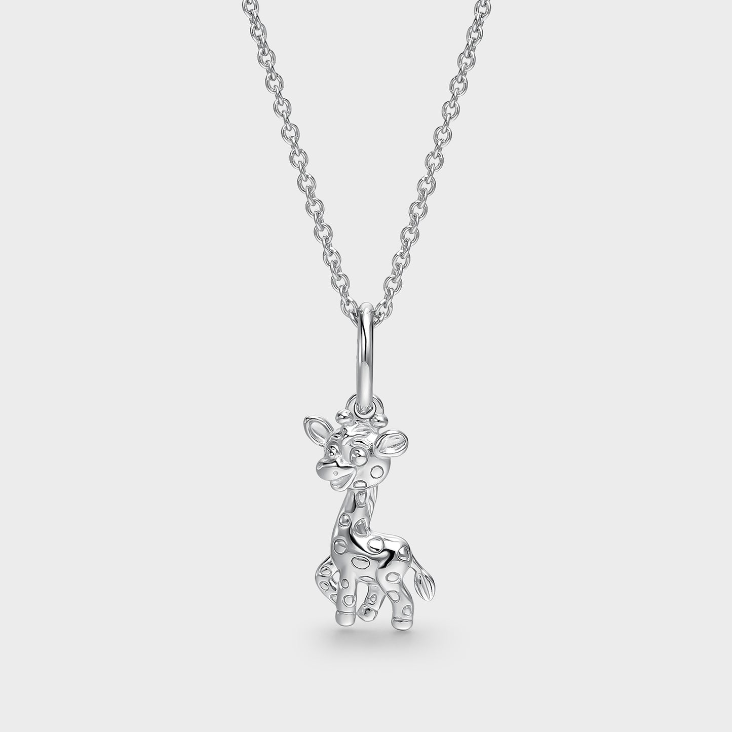 Collar KIDS de plata jirafa