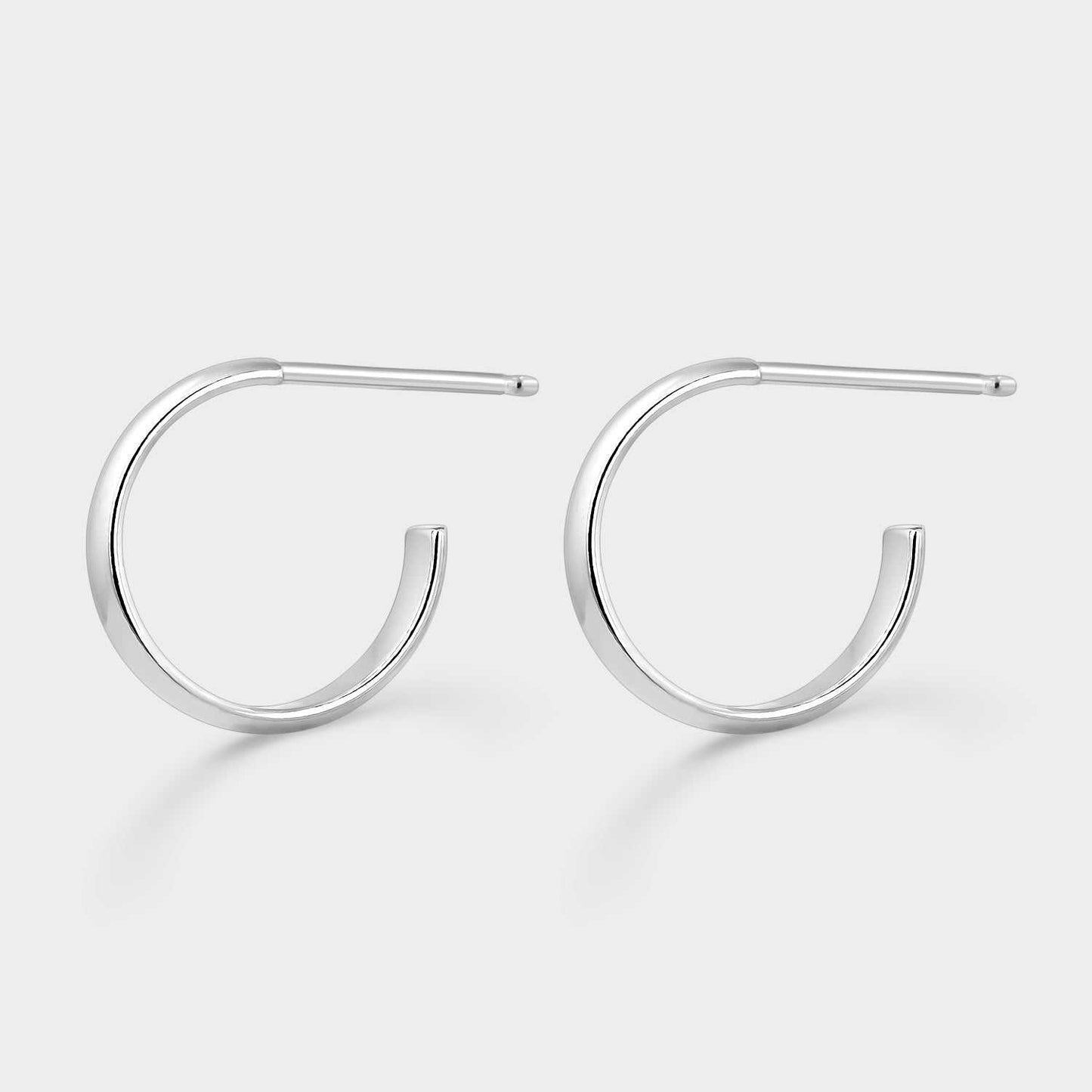10mm hoop earring with pressure closure