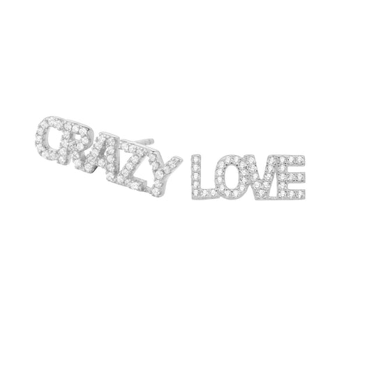 Pendientes Crazy Love Plata